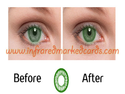 Infrarood Contactlenzen voor Green Eyes