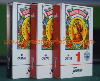 Fournier 1-40 Spanish gemarkeerde kaarten